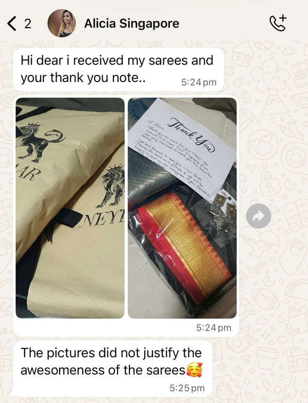 Customer review screenshot from Alicia